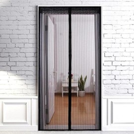 Magnetic Screen Door Curtain for Entryways (4 Colors) Brown