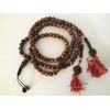 Tibetan Mala Dark Yak Bone Mala 108 Beads for Meditation