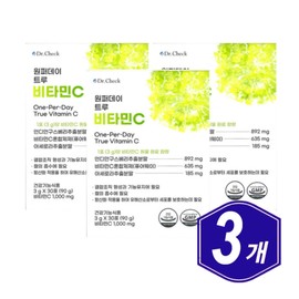 Dr. Check One Purday True Vitamin C 30 packets x 3 Vitamin C VITAMINC / 닥터체크 원퍼데이 트루 비타민C 30포 x 3개 비타민씨 VITAMINC