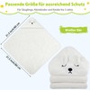 Loppdece Hooded Towel Baby, 80 x 80 cm Baby Towel