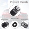 POTAMERO Auto Metal Tire Valve Stem Caps, 4pcs Universal Dog