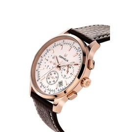 Orphelia Men's Watch, 24-Hour Dual Time, Quartz, Leather, Strap