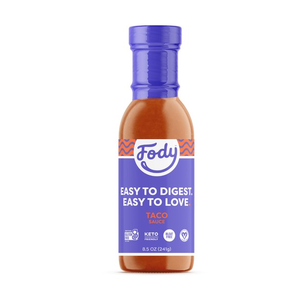 Fody Foods Adobo de salsa de taco vegano | Salsa roja de aceite de aguacate | Certificado bajo FODMAP | Apto para intestinos, sin cebolla, sin ajo | Apto para IBS, sin gluten sin lactosa