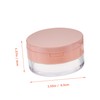 BIUDECO Cosmetic Case Soft Body Powder Puff Empty Makeup Powder