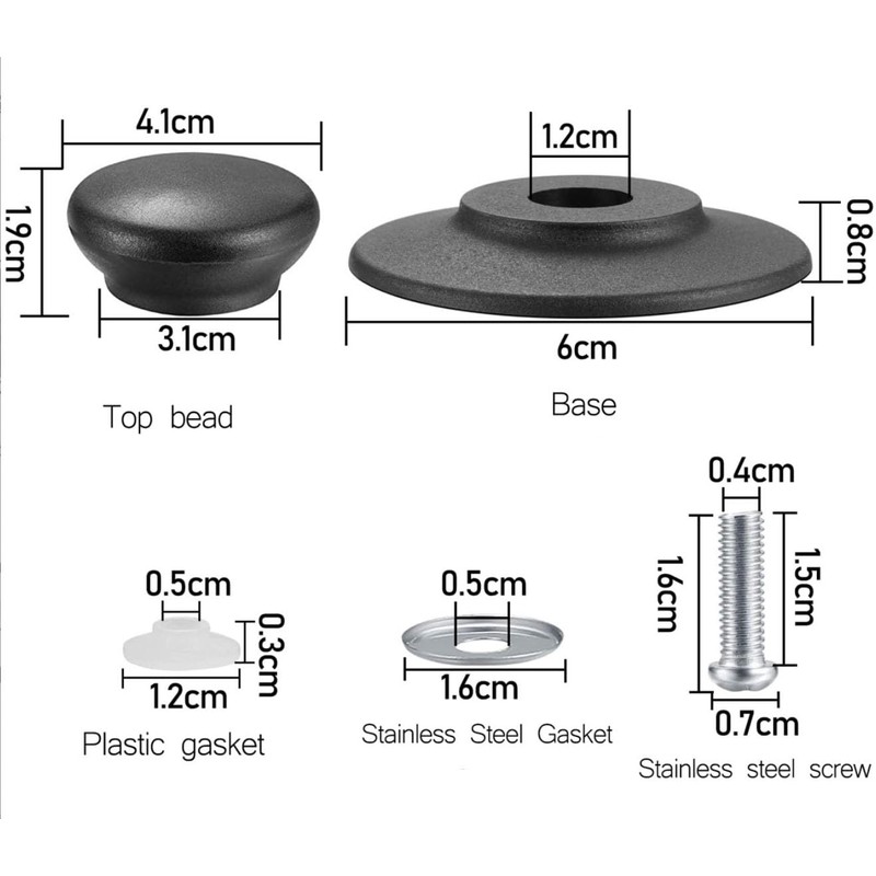 4 Pieces Pot Lid Handle, Lid Knob, Pot Lid Handle,