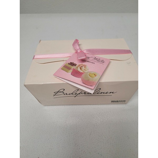 BRUBAKER 6 Handmade "Sweet Berries" Bath Melts Gift Set, Vegan+Organic, Shea B.