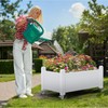EasyUp Horticulture Garden Bed with Legs, Divisible Resin Planter Box