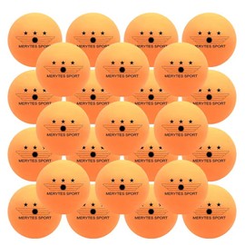 Merytes 120 Pack Professional 3 Star Level Table Tennis Balls 40mm Ping Pong Balls