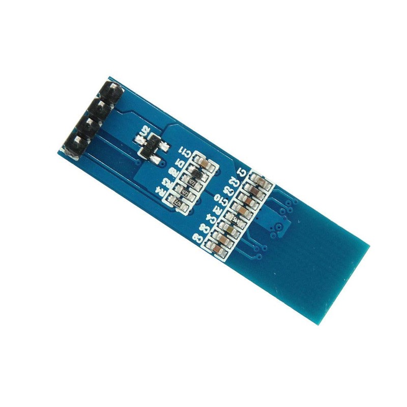 TECNOULAB 2pcs 0.91 inch 128*32 IIC I2C Blue OLED LCD