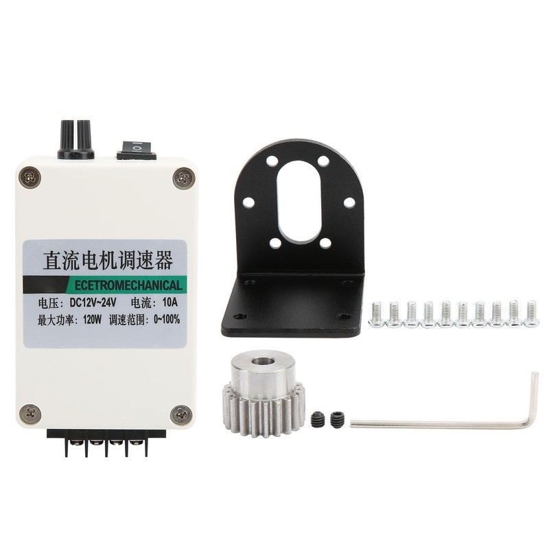 DC Reduction Motor Bracket Governor Gear Low Speed 24V CW