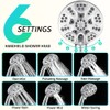 INEFATH Rain Shower Heads with Handheld Spray Combo 30 Settings