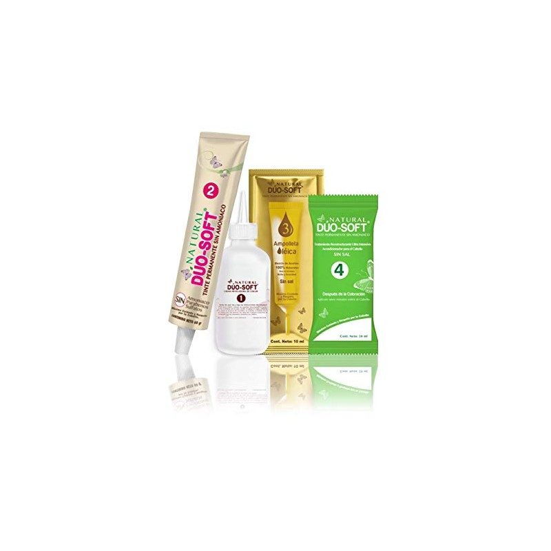 Tinte Capilar Sin Amoniaco Natural Duo-Soft (4.2 Borgoña)