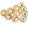 10pcs Clear Diamond Crystal Glass Wardrobe Knob Cupboard Drawer Door