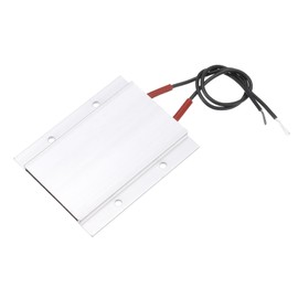 sourcing map PTC Heating Element, AC DC 110V PTC Heating Plate Aluminum Shell Ceramics Polyimide Film Plate Heater 6W-200W 60C Insulated Constant Temperature Ceramic Thermostatic