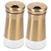 Ipetboom 2Pcs Reusable Spice Bottles Salt Pepper with Design for