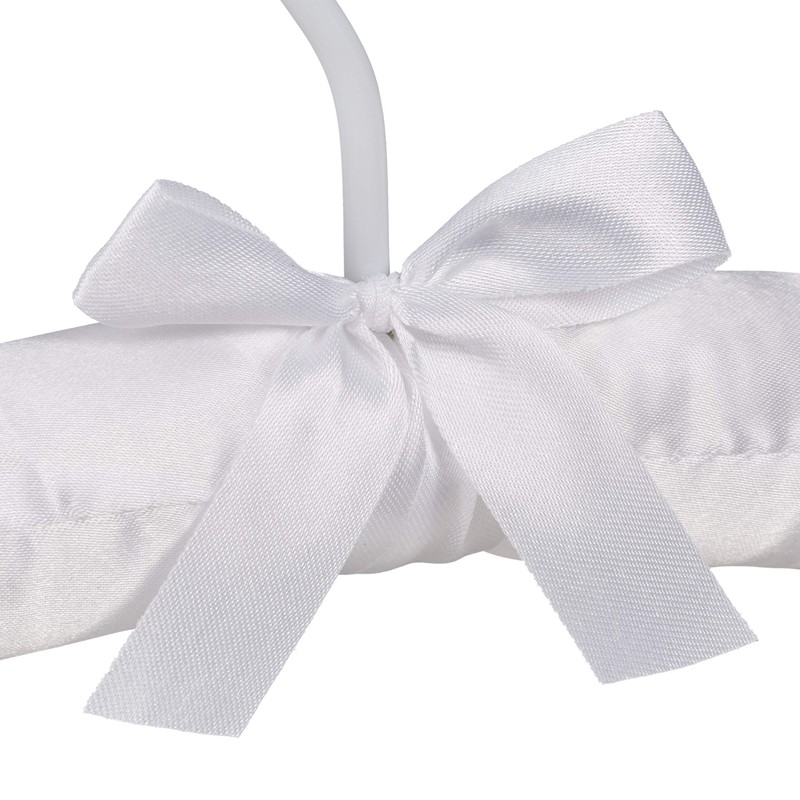 Relaxdays 10 x Satin Soft Padded 360° Rotating Hook Decorative