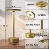 TBBGA Cordless Table Lamps Rechargeable, Portable 5000mAh Battery Operated Lamp,