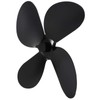 Aqur2020 Fan Blade for Stove, 4 Blades Fireplace Fan Blade