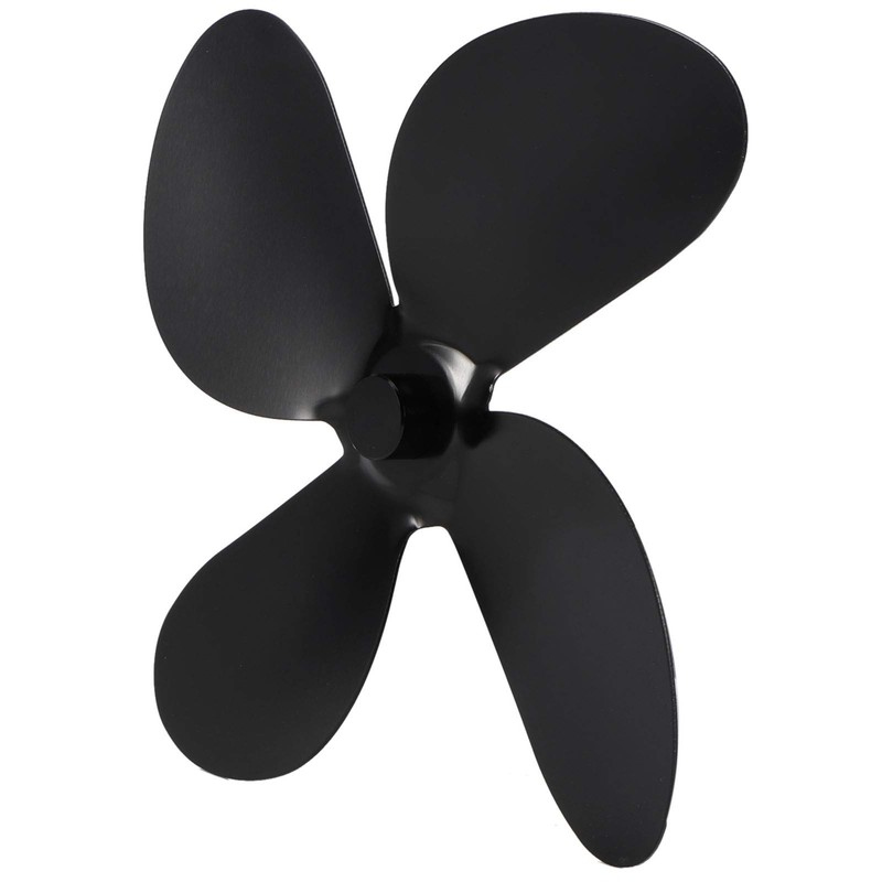 Aqur2020 Fan Blade for Stove, 4 Blades Fireplace Fan Blade