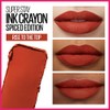 Maybelline Labial superstay ink crayon spiced edition, reach high 100,