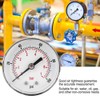 Axial Pressure Gauge, Brass Components 1/4 BSPT Pressure Durability for
