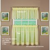 Today's Curtain Emelia Original Voile Tier Pair 30", Yellow, 60"