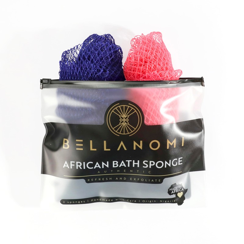 Bellanomi Esponjas exfoliantes africanas BELLANOMI Sapo (paquete de 2) –
