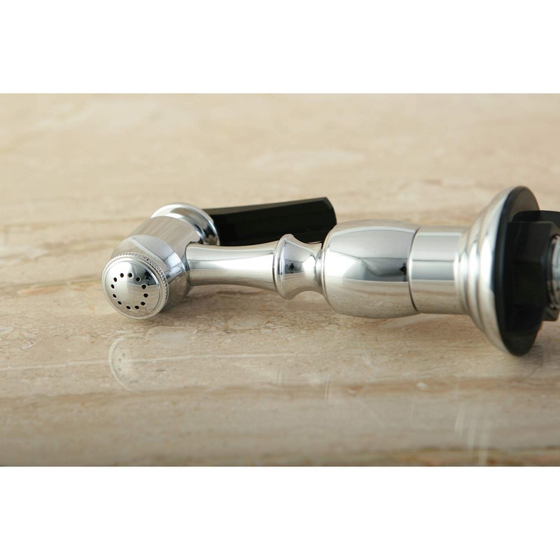 Kingston Brass Gourmetier KBSPR1 Kitchen Faucet Sprayer with Hose, Polished