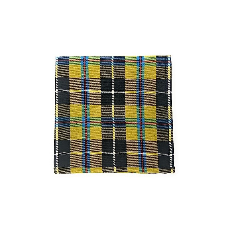 Tartan Pocket Square Handkerchief 26cm x 26cm (Cornish National)