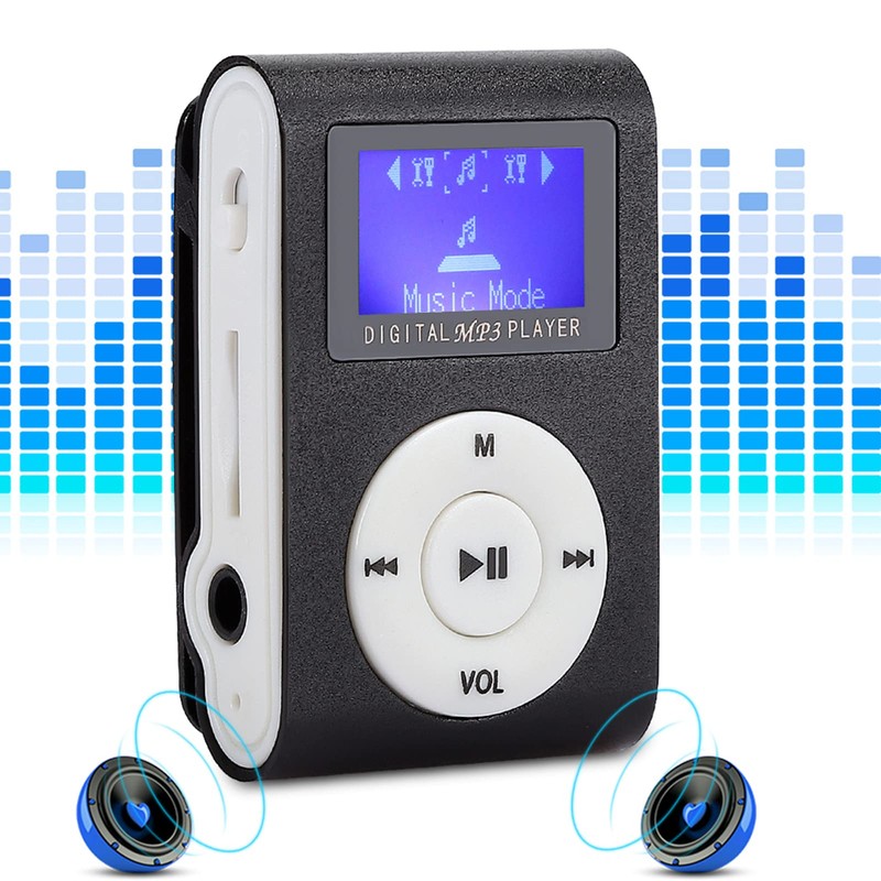 Mini Portable MP3 Music Player with 0.79" LCD Screen Metal
