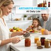 Jar Opener for Seniors& Weak Hands, 4-in-1 Non-Slip Bottle Opener