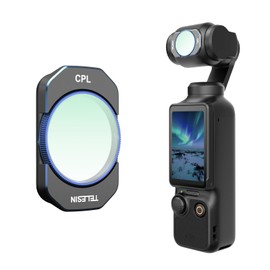 TELESIN CPL Zirkularpolarisator Filter Objektivschutz für DJI Osmo Pocket 3
