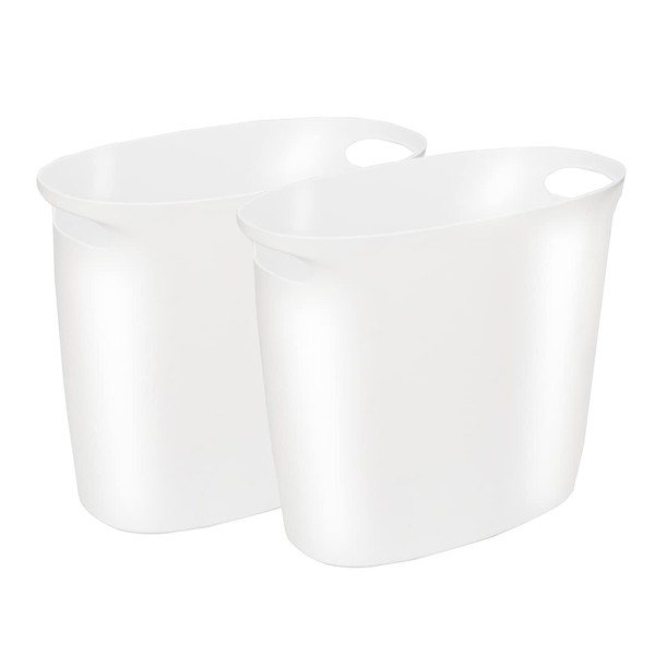 Diyalor 2.6 Gallon Small Trash Can with Handle,Durable Bathroom Wastebasket