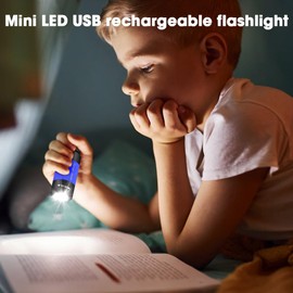 mizikuu Mini LED Torch, Pack of 2 Small Hand Lamps, Children's Coloured with Lanyard, IP65 Waterproof, Mini Lamp, Noctilucent Torch for Emergencies, Outdoor Night, Suitable for Camping
