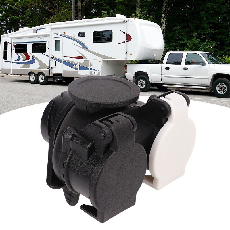 13 Pin to 7 Pin Trailer Plug Adapter Dual Socket