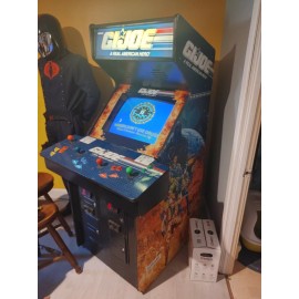 Konami GI Joe Custom Bezel Print Arcade Monitor Decal