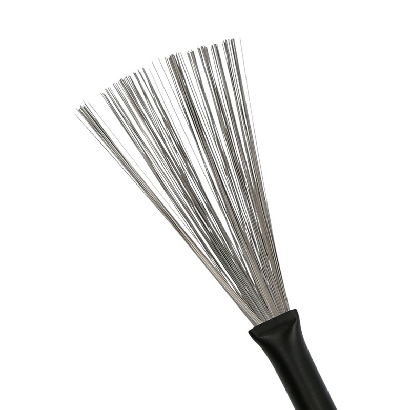 Drum Stick Brush Set Jazz Retractable Metal Wire 5A Bamboo