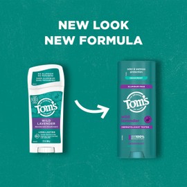 Tom’s of Maine Wild Lavender Natural Deodorant for Women and Men, Aluminum Free, 3.25 oz