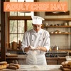 Chef Hat for Adult, Adjustable Elastic Poly-Cotton Kitchen Cooking Cap