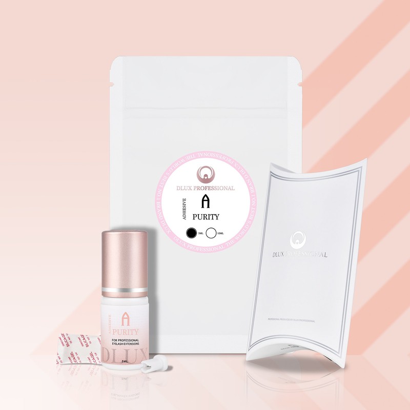 Dlux Professional Colla per extension ciglia purity alpha, 5 ml,