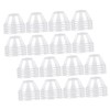 CIYODO 150Pcs Transparent Humidity Domes for Hydroponic Growing Plant Protectors