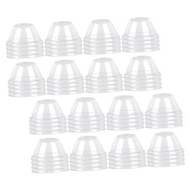 CIYODO 150Pcs Transparent Humidity Domes for Hydroponic Growing Plant Protectors for Optimal Germination Insulation Cover for Seedlings Durable Pe Material Lightweight and Compact Design