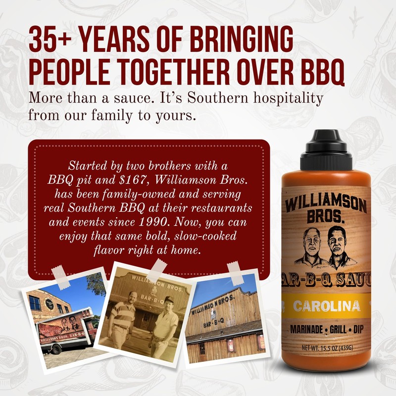 Williamson Bros – Classic Carolina BBQ Sauce | Mustard Barbeque