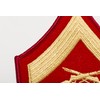 USMC Gold on Red Chevron, Male, Lance Corporal L/Cpl