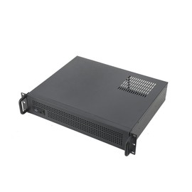 2U Server Chassis Rackmount Case ECUTEE 2U Micro ATX Compact Rackmount Supports Mini ITX and Micro ATX (9.6 x 9.6) Mainboards Supports 3 x 3.5 HDD 1 x 2.5 SSD Hard Disks