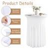 Xosjska 2 Pack 32 x 43 Inch Round Spandex Cocktail