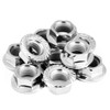 10PCS Hex Nut Flange Nuts M10 1.25 Fine Thread Hex
