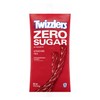 TWIZZLERS Zero Sugar Twists Strawberry Flavored Licorice Style, Candy Bag,