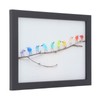 Photo Frame Black Decorative Rugged Multifunctional Sea Glass Birds Picture