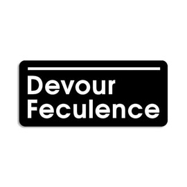 Devour Feculence Mr. Milchick Quote Lumon Sign Sticker Decal Notebook Car Laptop 5.5"